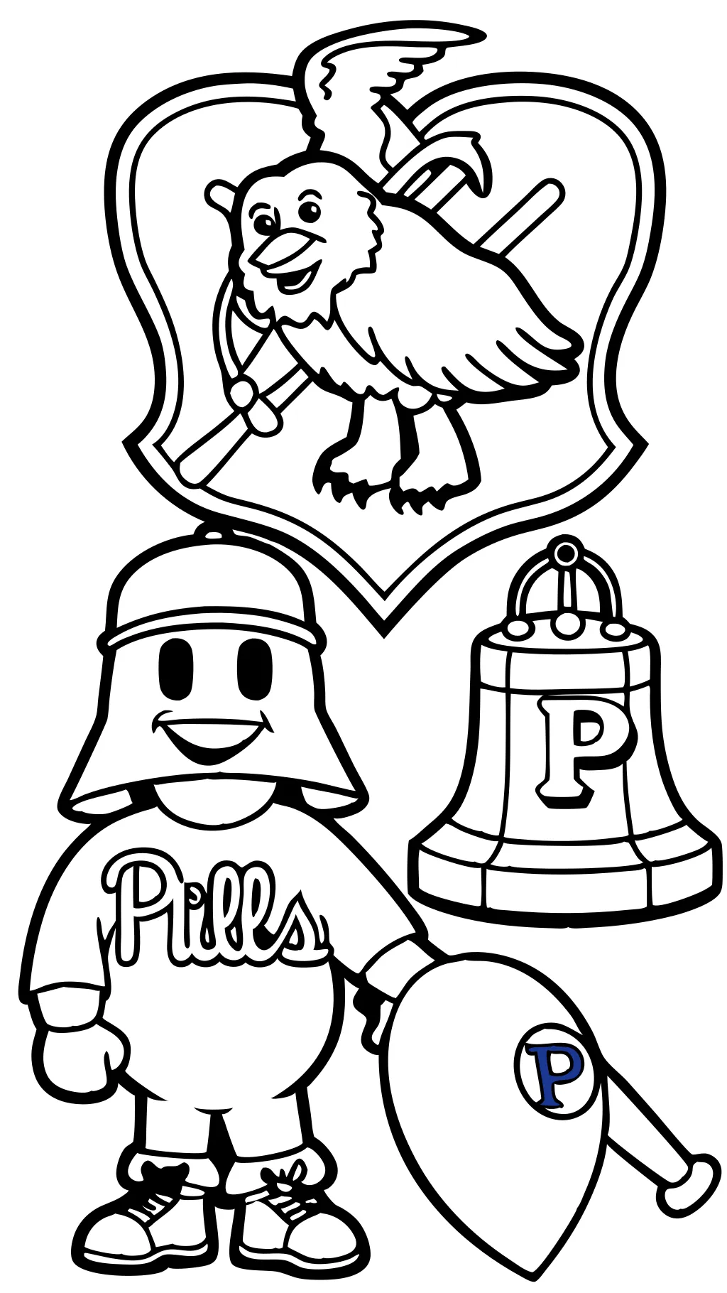 philadelphia phillies coloring pages